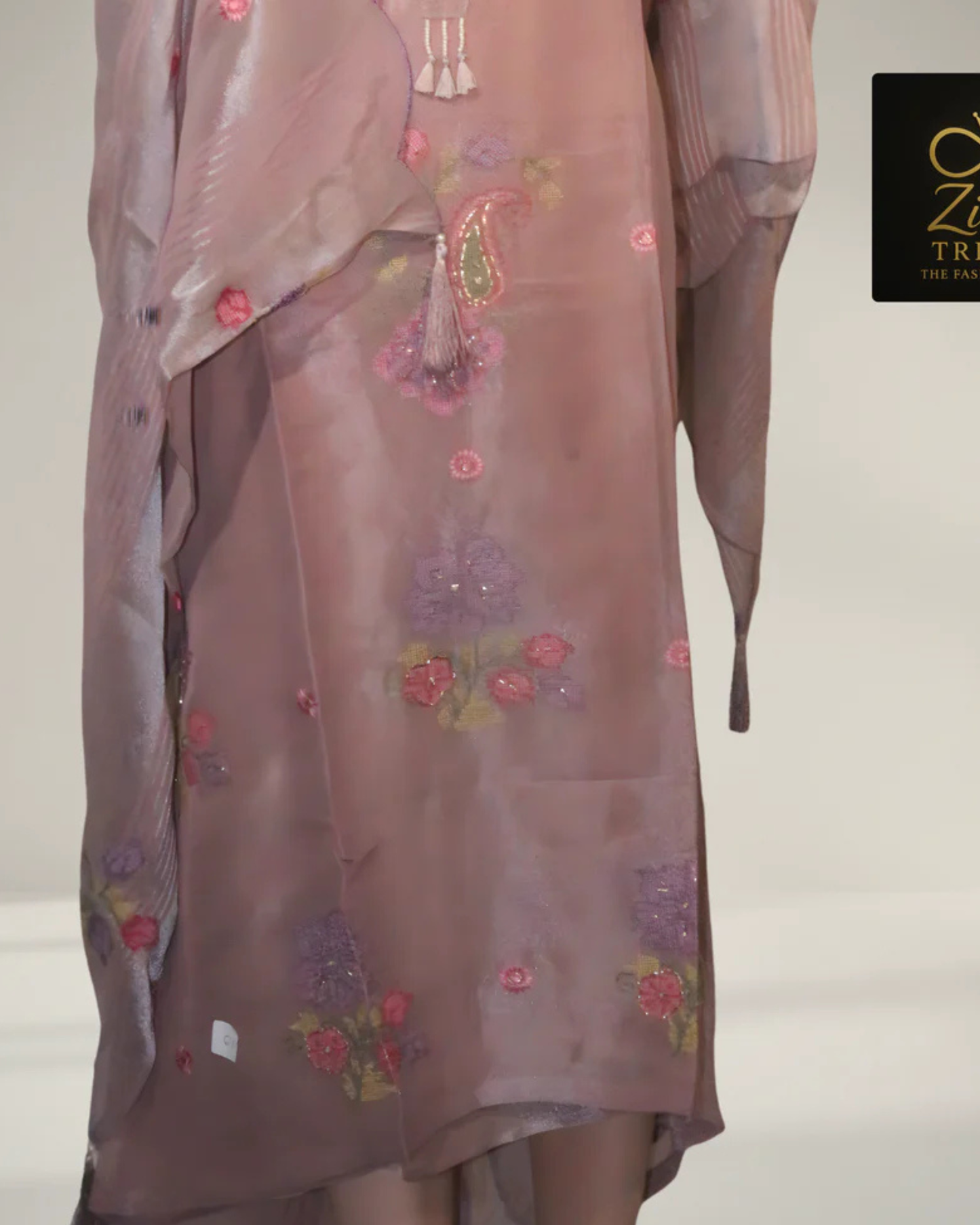 Light Purple Embroidered Unstitched Suit Set