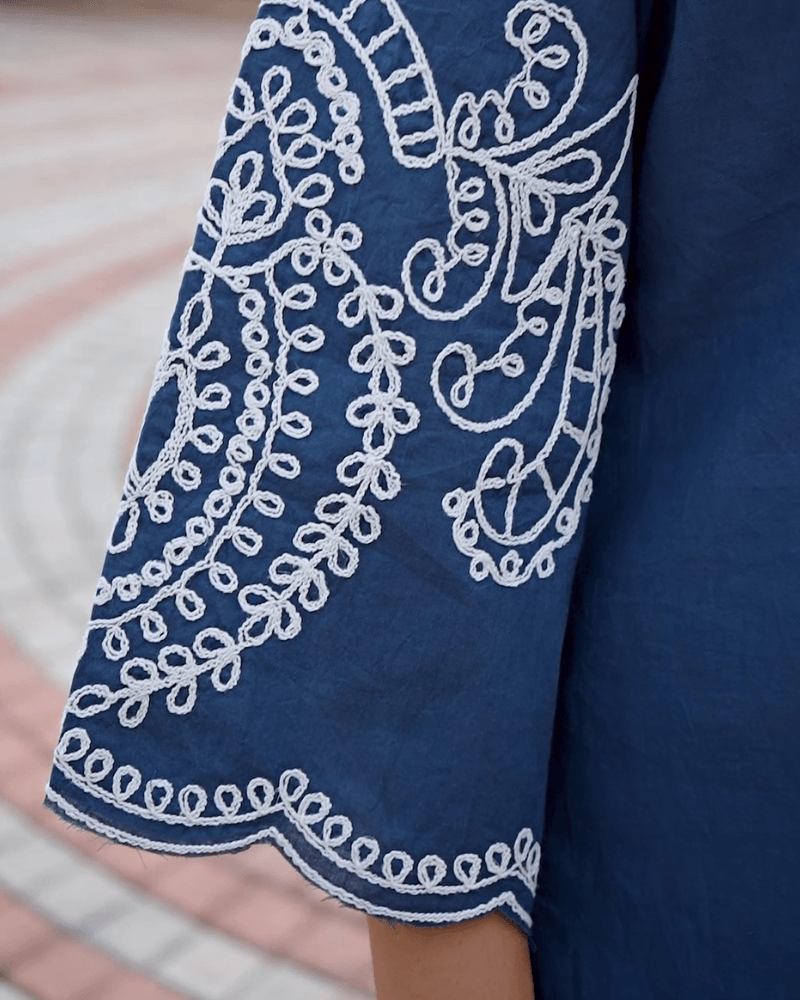 Trendy  Embroidery CO-ORD SET